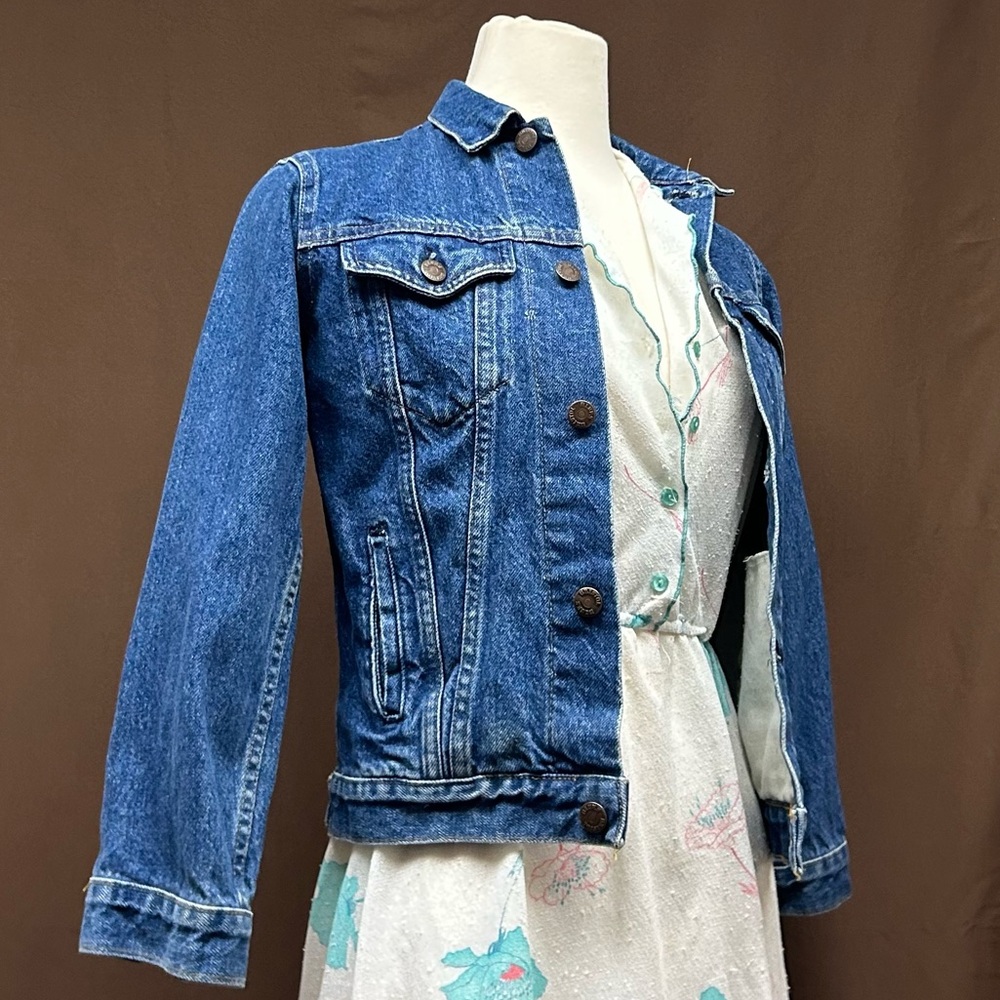 Classic Jean Jacket medium wash and perfectly warn in
